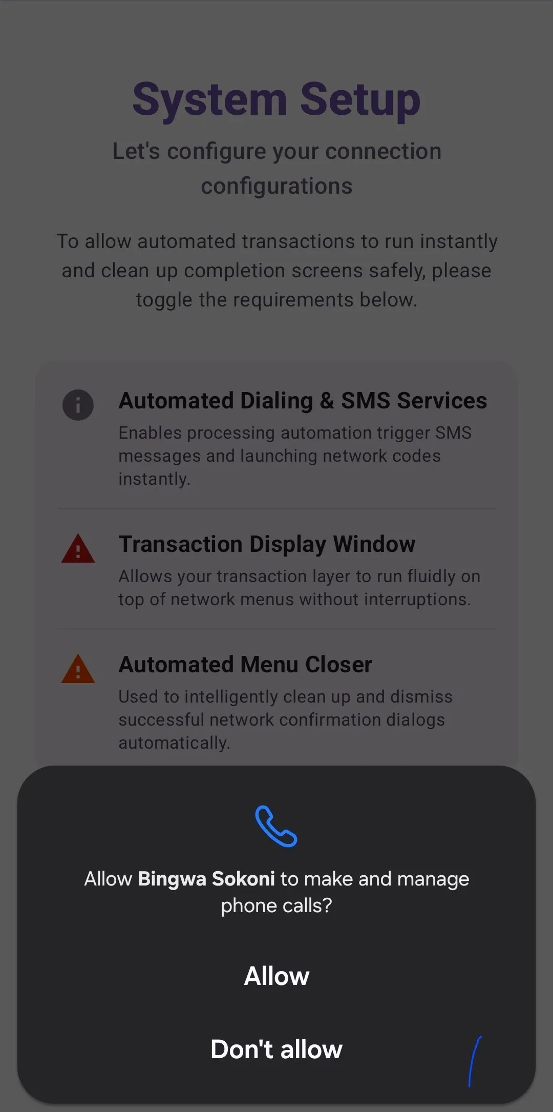 Permissions Panel